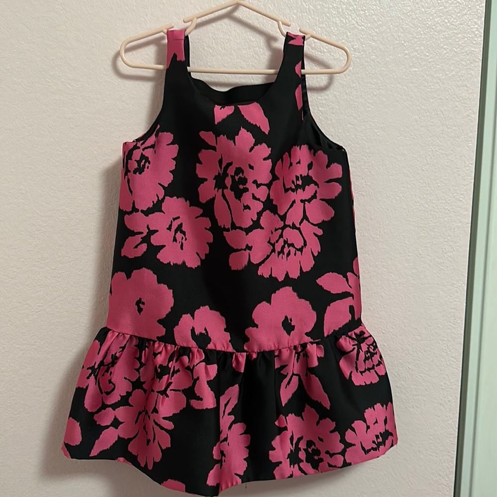 Milly minis pink flower dress size 5